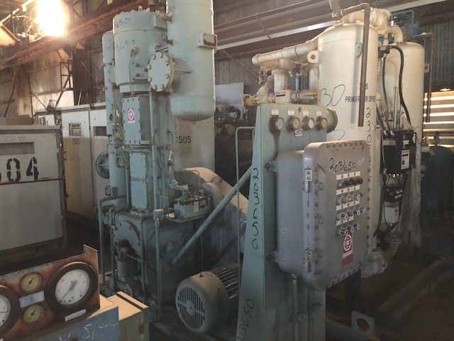 IPP# 203650, 168.2 m3/h (99 CFM)   Reciprocating Compressor For Sale