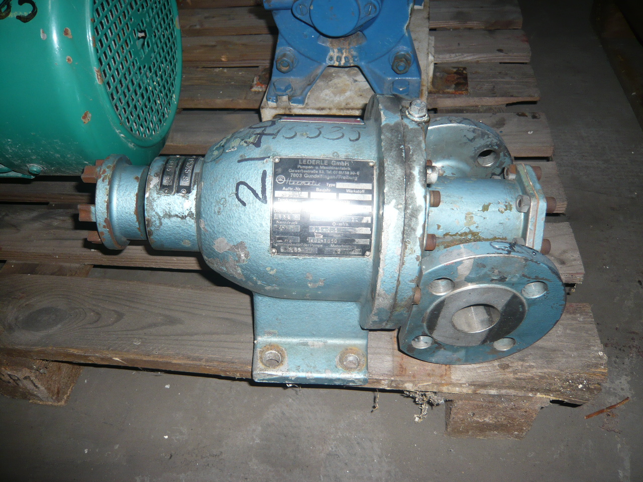 IPP# 214062, 2.5 m3/h (11 GPM)  Stainless Steel 316 Centrifugal Pump For Sale