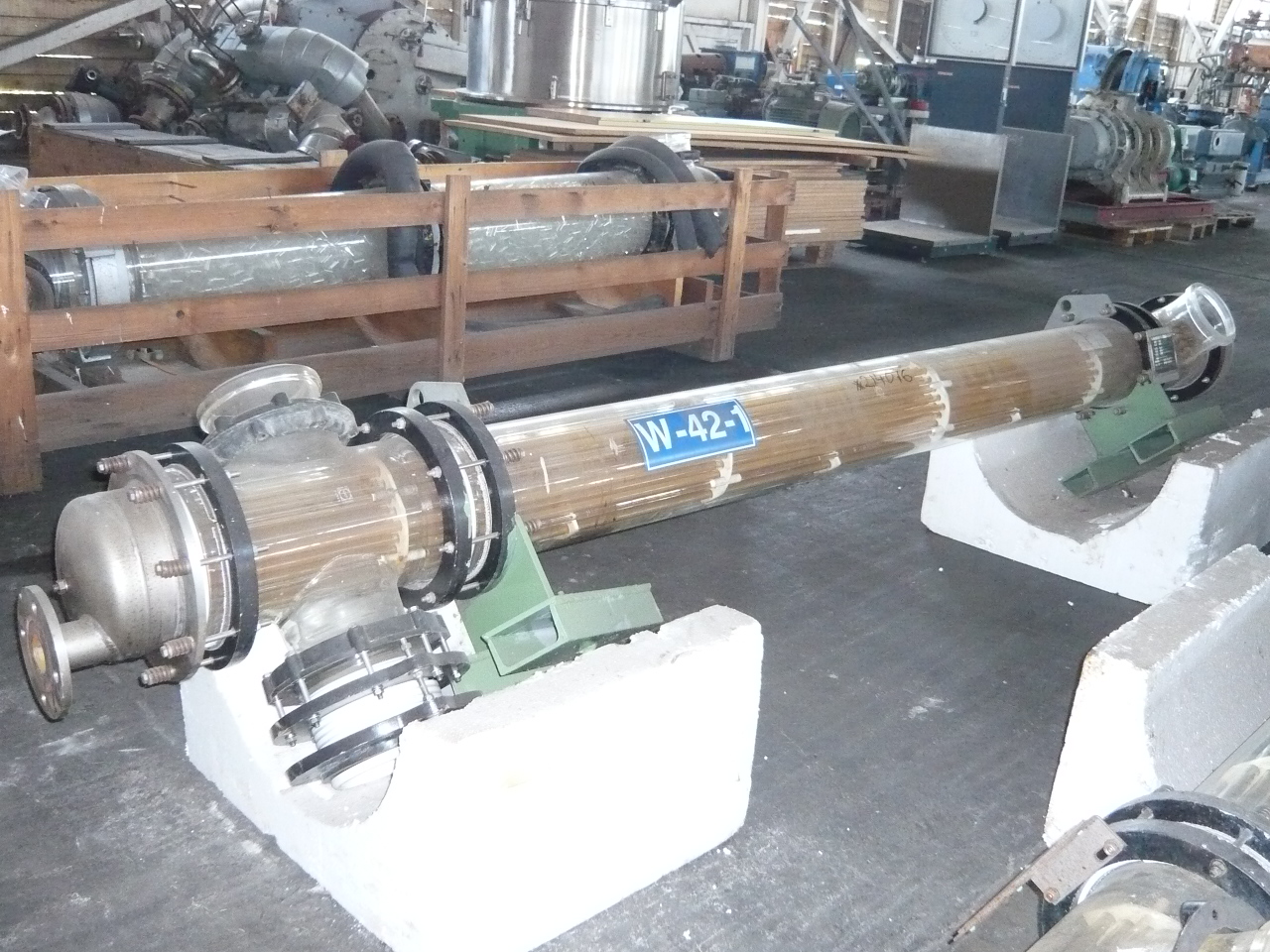 IPP# 214066, 8 m² (86.1 ft²)  Glasslined Shell and Tube Heat Exchanger For Sale