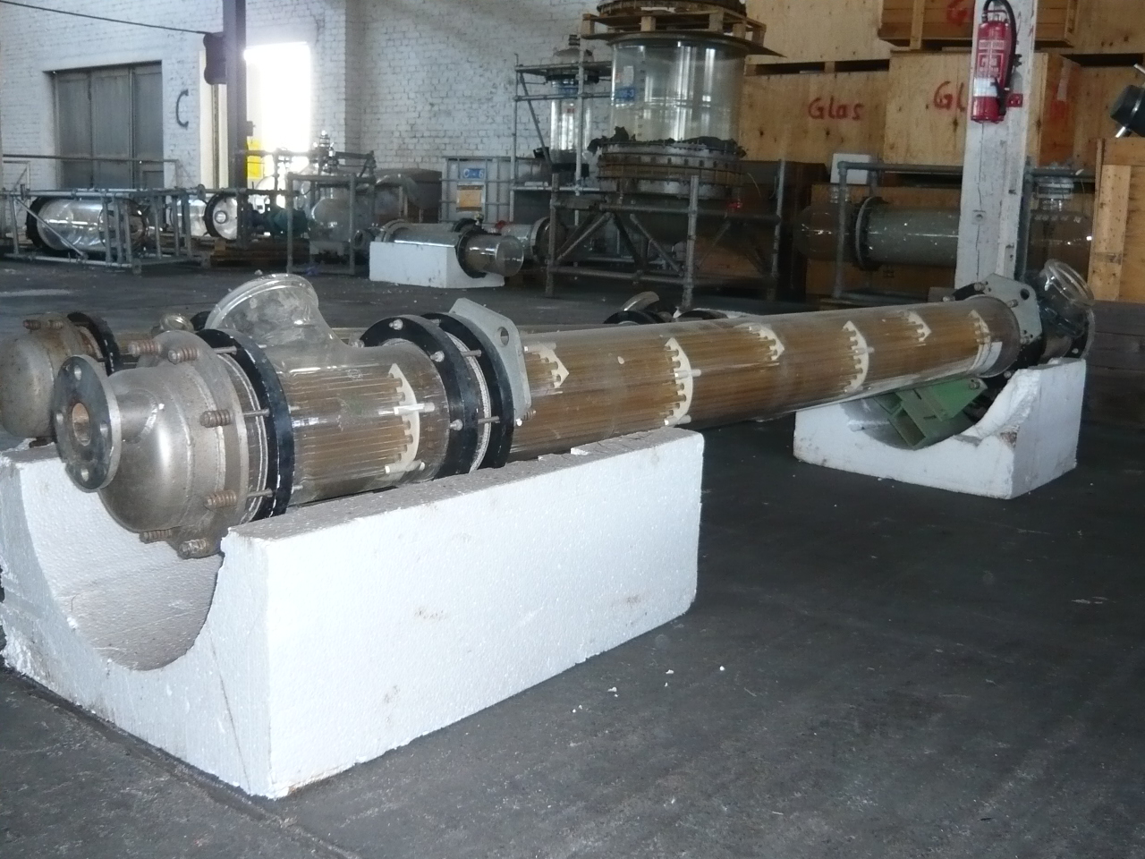 IPP# 214066, 8 m² (86.1 ft²)  Glasslined Shell and Tube Heat Exchanger For Sale