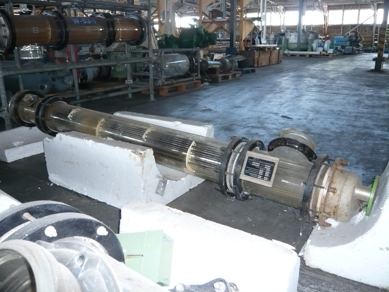 IPP# 214075, 6.3 m² (67.8 ft²)  Glasslined Shell and Tube Heat Exchanger For Sale