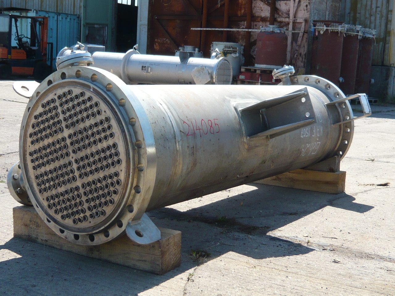 IPP# 214085, 40 m² (430.6 ft²)  Stainless Steel Austentic Shell and Tube Heat Exchanger For Sale