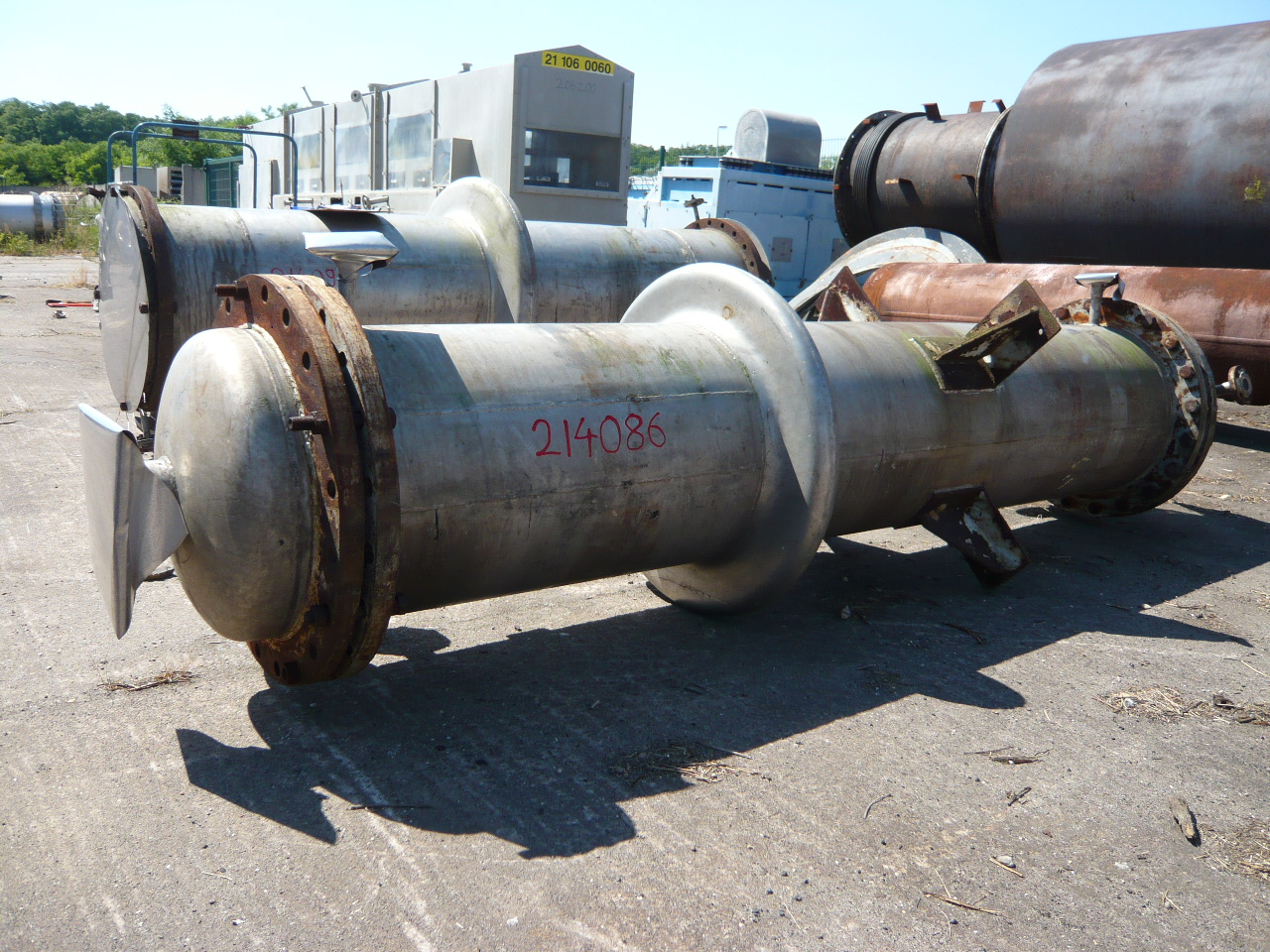 IPP# 214086, 20 m² (215.3 ft²)  Stainless Steel 321 Shell and Tube Heat Exchanger For Sale