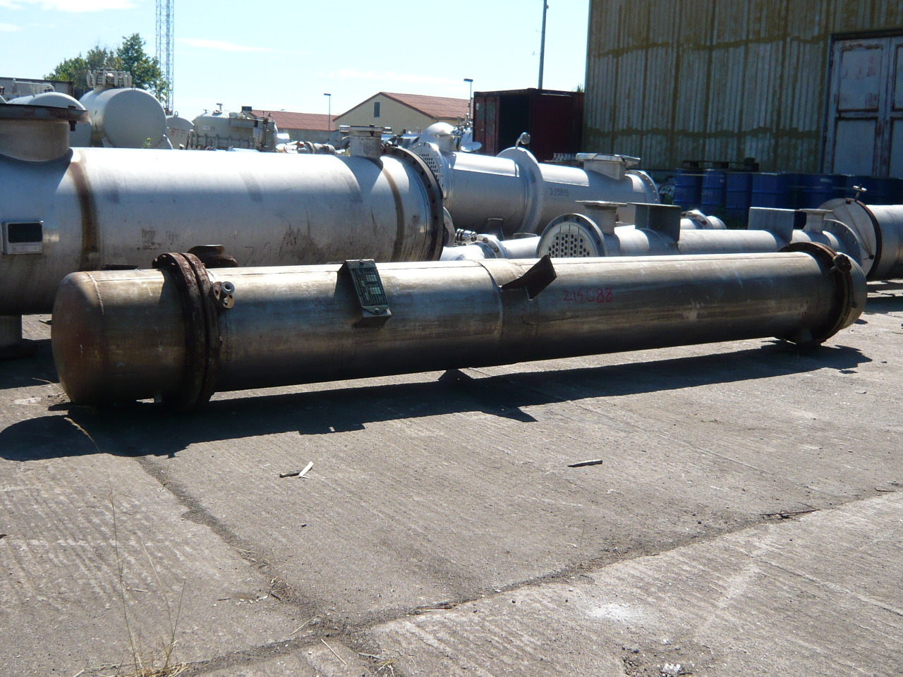 IPP# 214088, 21.2 m² (228.2 ft²)  Stainless Steel Austentic Shell and Tube Heat Exchanger For Sale