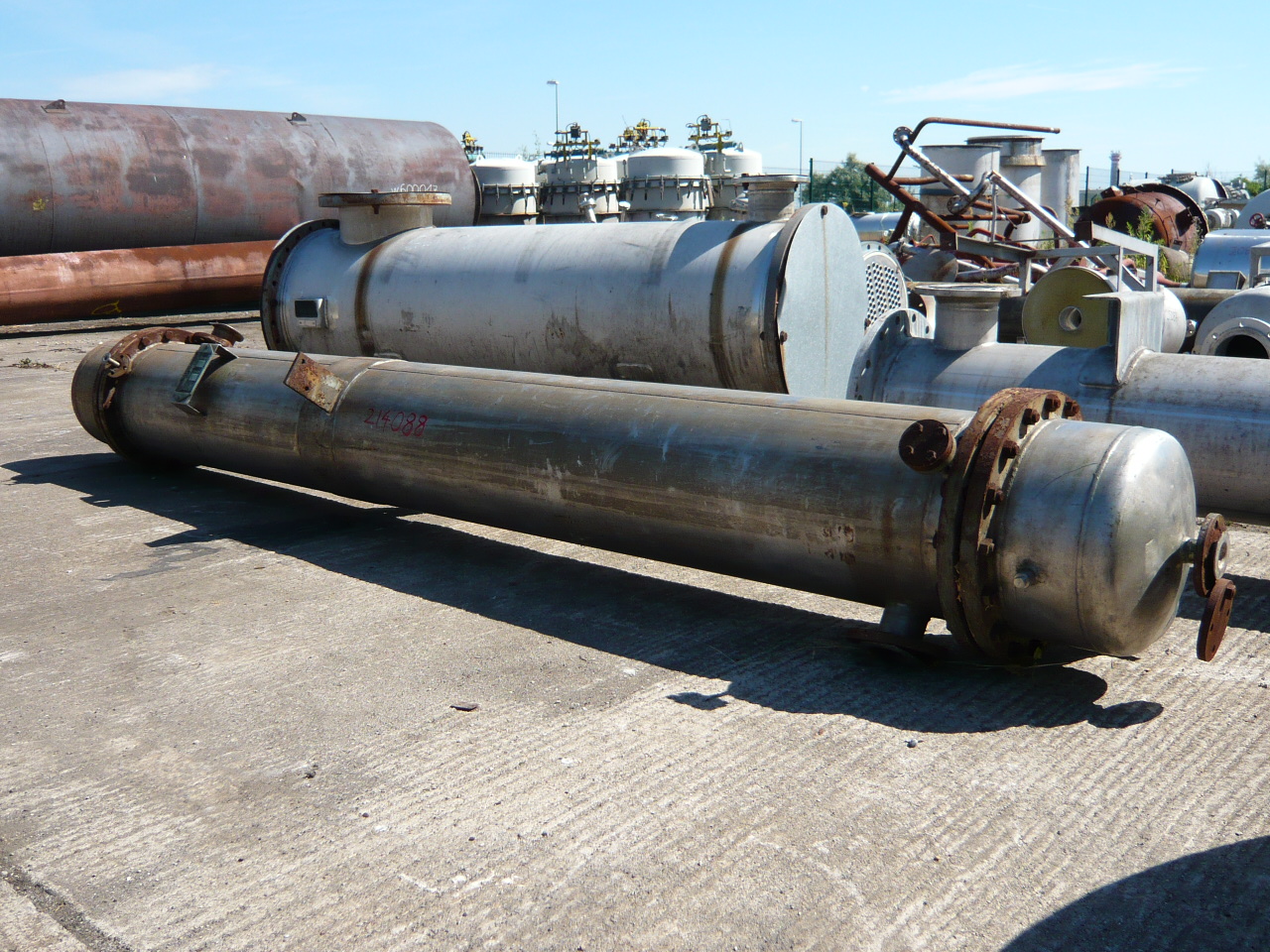 IPP# 214088, 21.2 m² (228.2 ft²)  Stainless Steel Austentic Shell and Tube Heat Exchanger For Sale