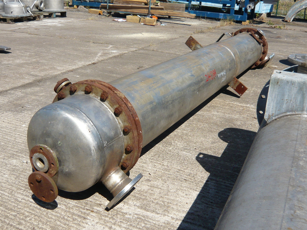 IPP# 214088, 21.2 m² (228.2 ft²)  Stainless Steel Austentic Shell and Tube Heat Exchanger For Sale