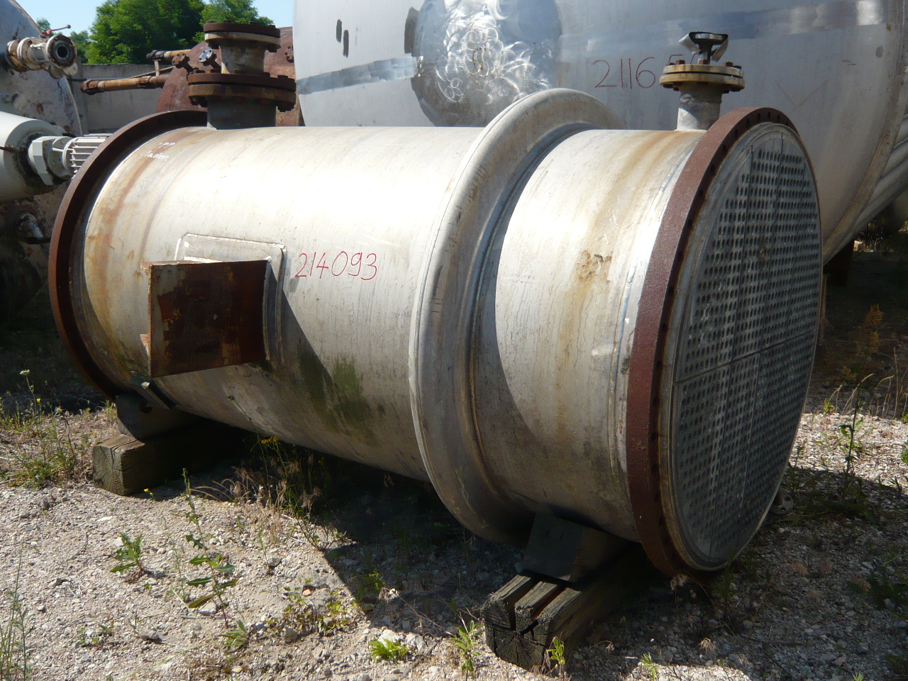 IPP# 214093, 180 m² (1,938 ft²)  Stainless Steel 316 Shell and Tube Heat Exchanger For Sale