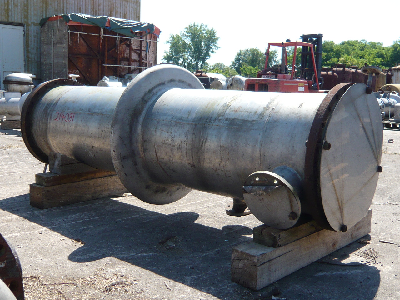 IPP# 214091, 38 m² (409 ft²)  Stainless Steel Austentic Shell and Tube Heat Exchanger For Sale