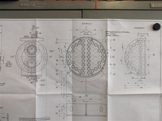 IPP# 214092, 12.8 m² (137.8 ft²)  Stainless Steel 316 Shell and Tube Heat Exchanger For Sale