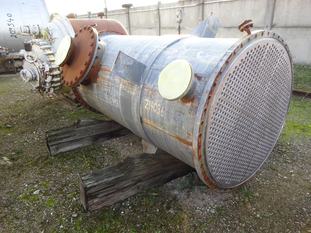 IPP# 214096, 183 m² (1,970 ft²)  Stainless Steel Austentic Shell and Tube Heat Exchanger For Sale