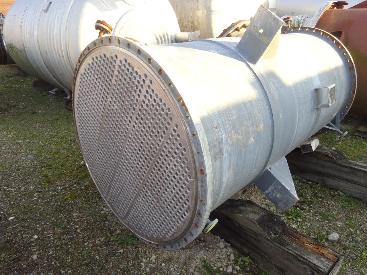 IPP# 214096, 183 m² (1,970 ft²)  Stainless Steel Austentic Shell and Tube Heat Exchanger For Sale