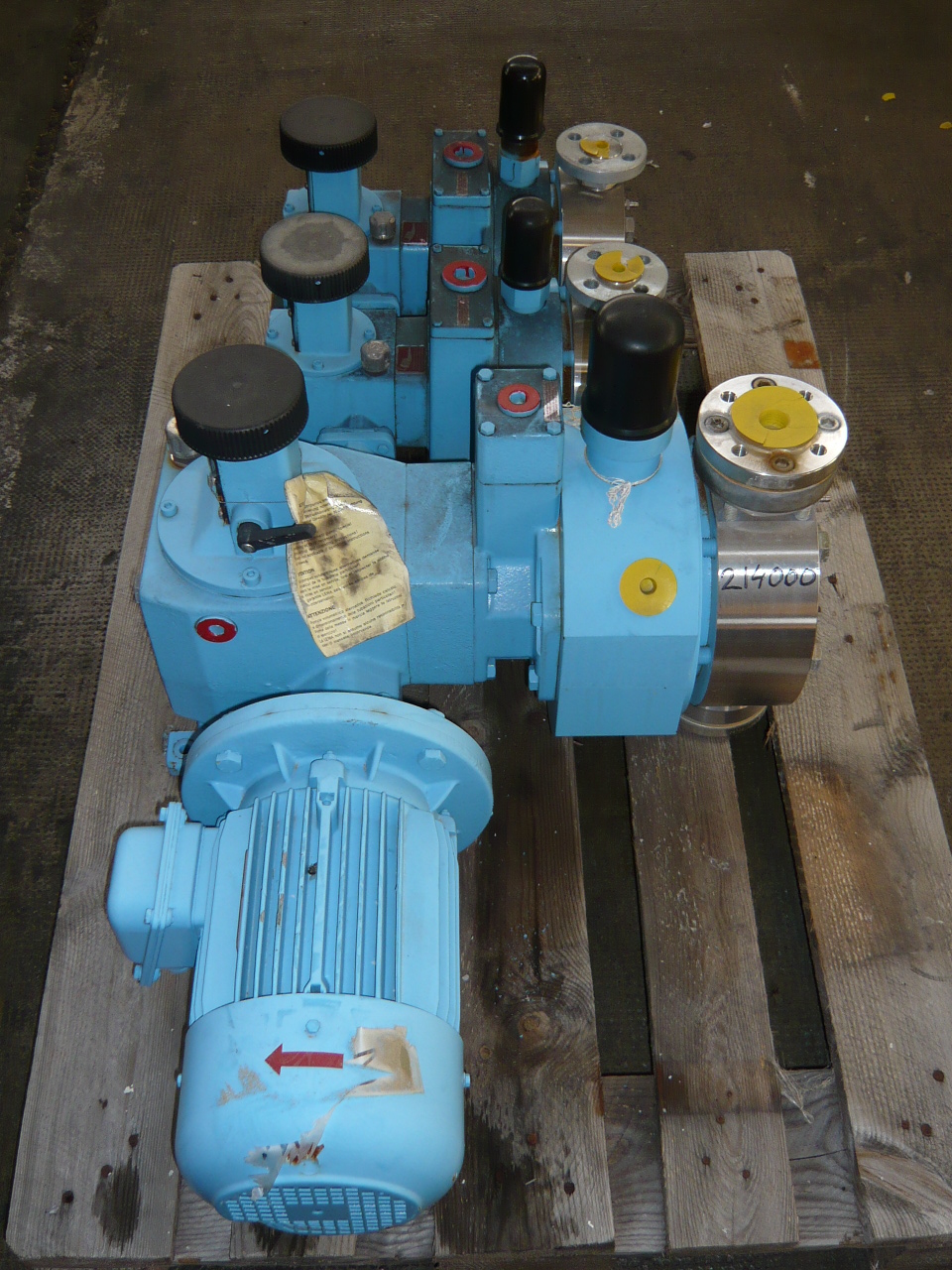 IPP# 214000, 1.1 m3/h (4.8 GPM) Unused Stainless Steel 316 Reciprocating Pump For Sale