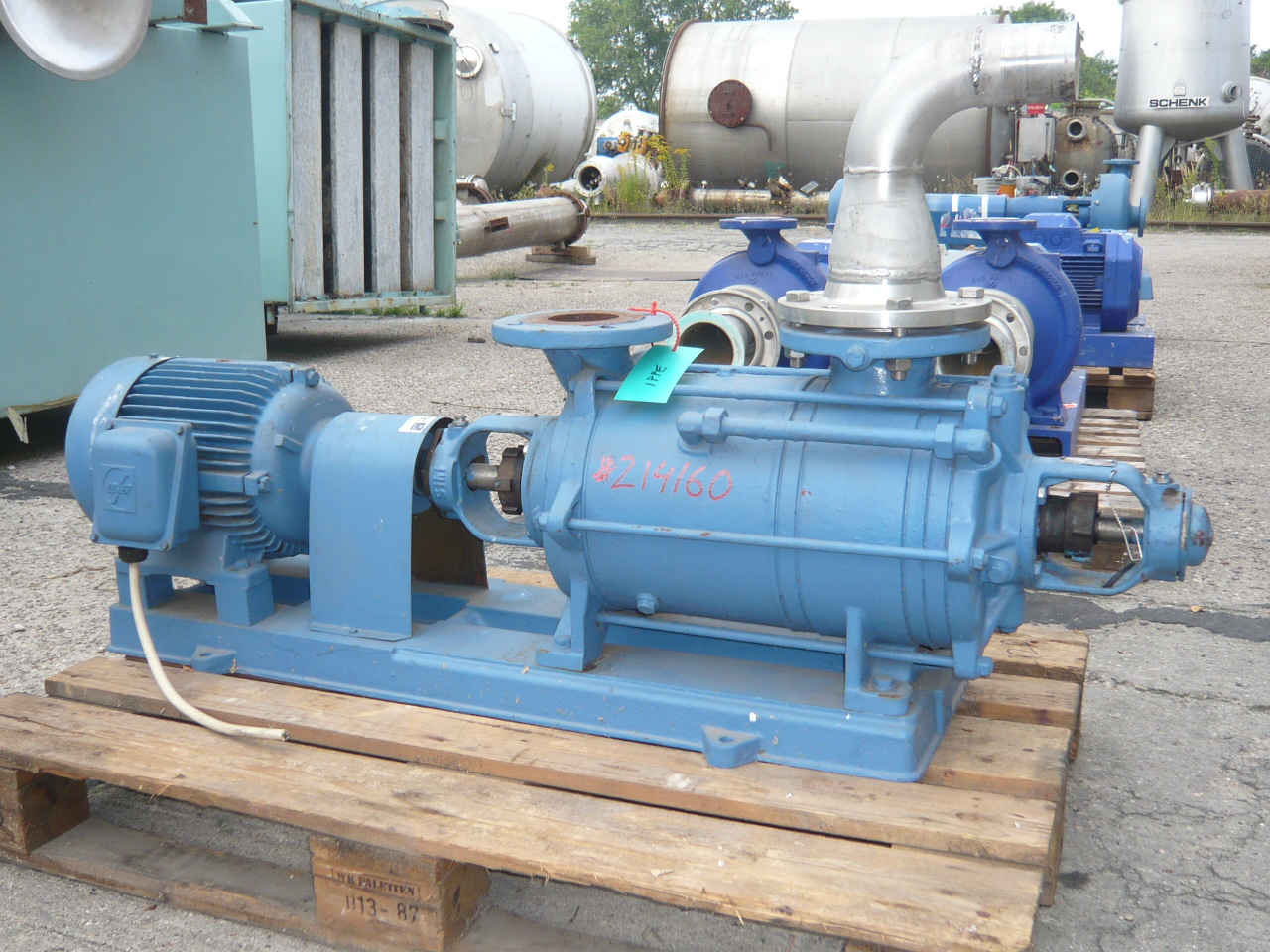 IPP# 214160,   Carbon Steel  Pump-Vacuum For Sale