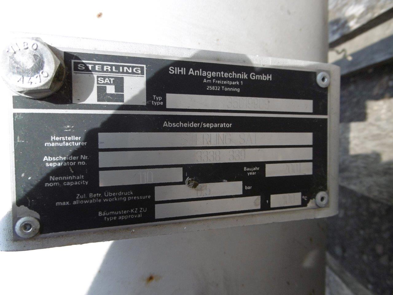   Tank 110 L (29.1 gallons) Stainless Steel 316 For Sale - IPP# 214164