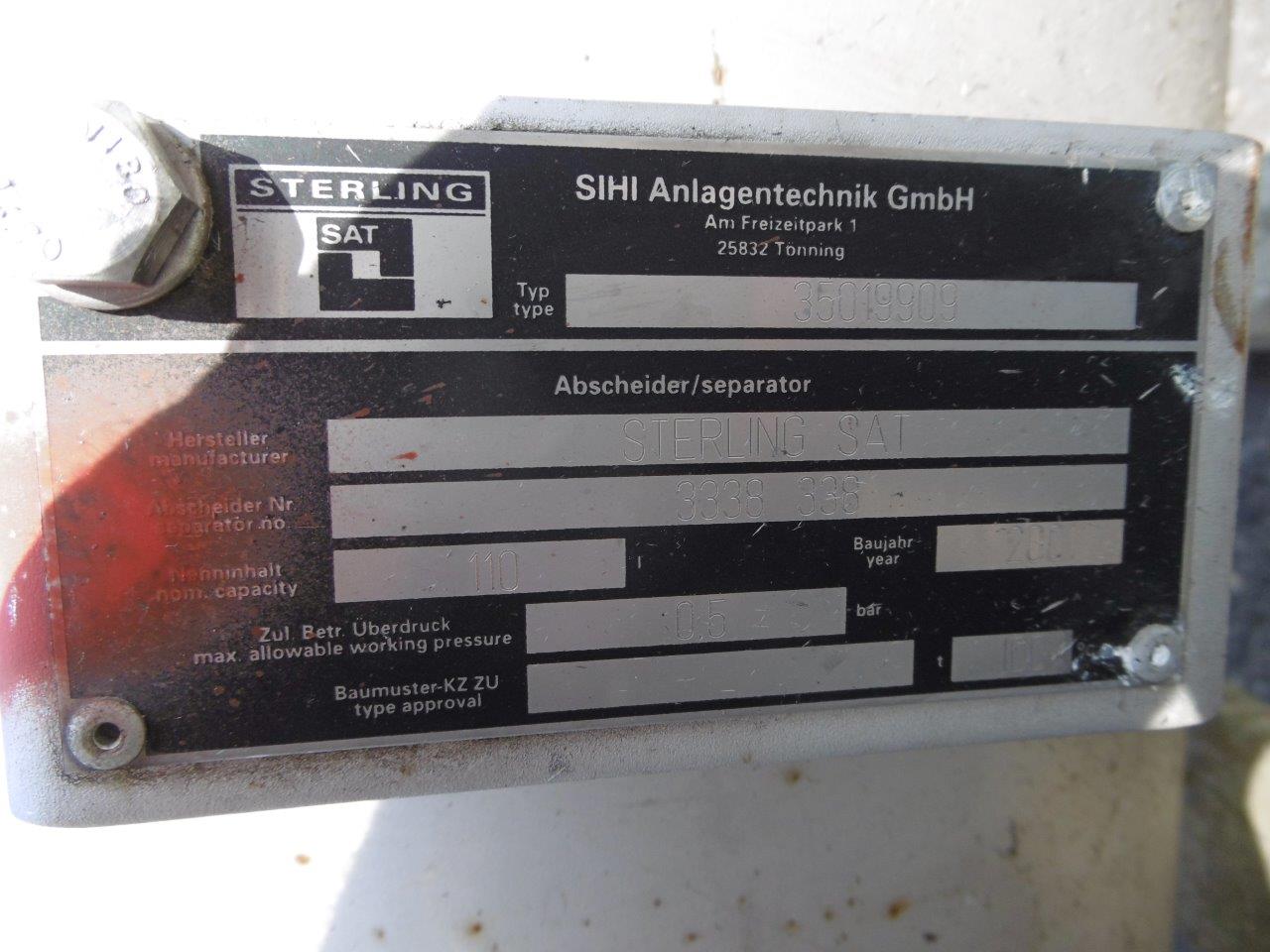   Tank 110 L (29.1 gallons) Stainless Steel 316 For Sale - IPP# 214165