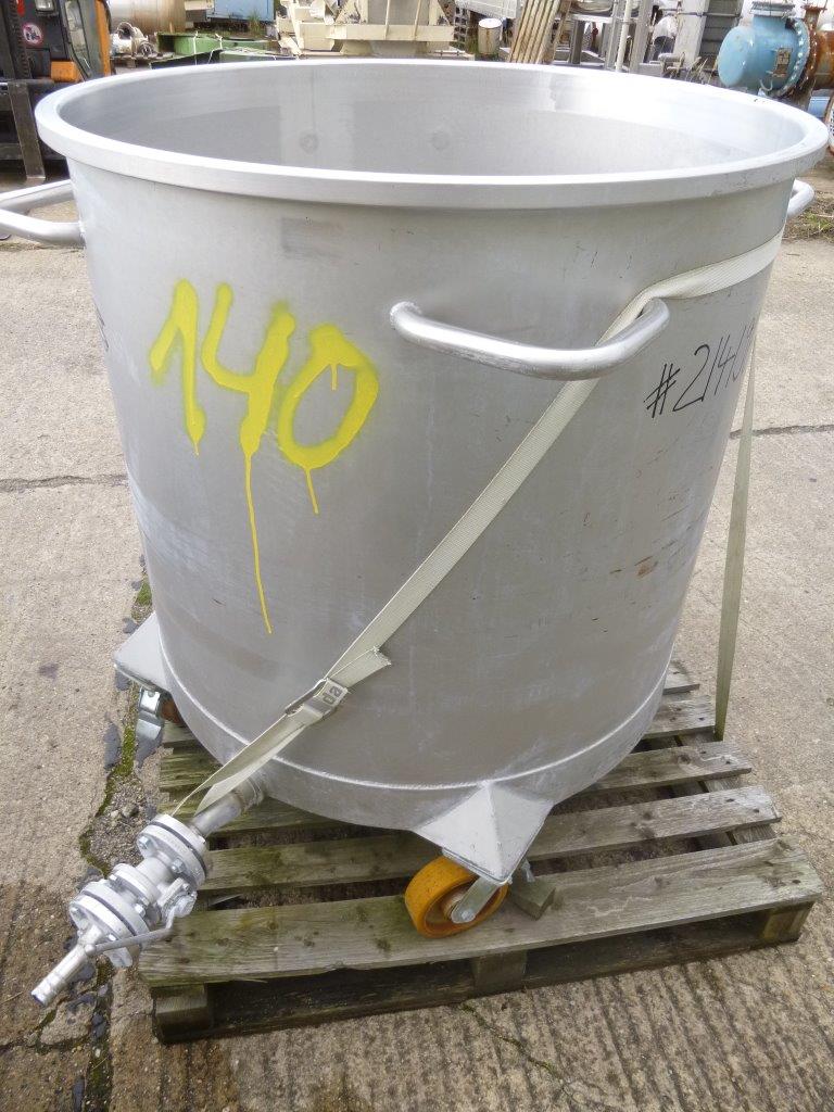 IPP# 214196, 600 L (158.5 gallons)  Stainless Steel Austentic  Tank For Sale