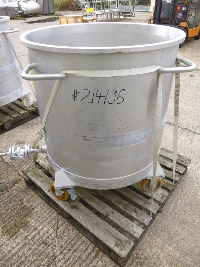 IPP# 214196, 600 L (158.5 gallons)  Stainless Steel Austentic  Tank For Sale