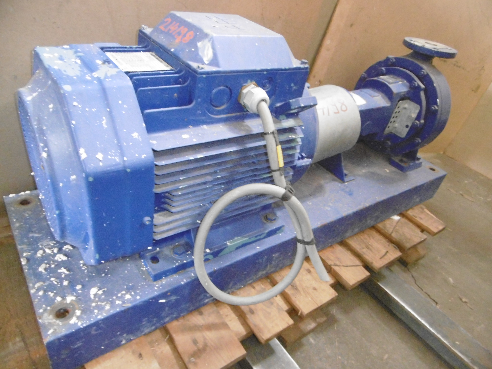 IPP# 214198, 25 m3/h (110.1 GPM)  Stainless Steel 316 Centrifugal Pump For Sale