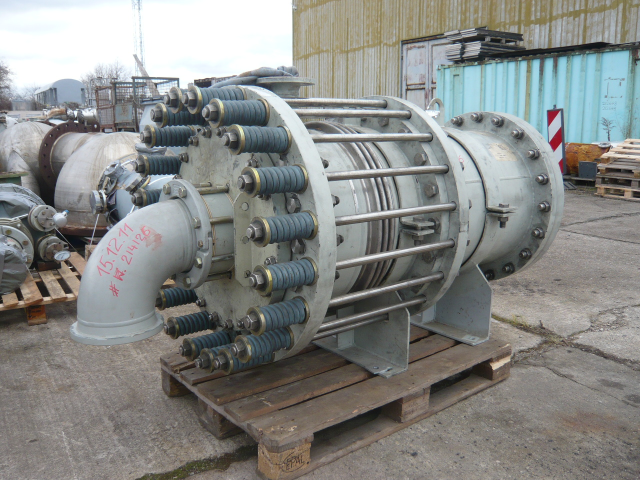 IPP# 214126, 22.5 m² (242.2 ft²)  Graphite Block Heat Exchanger For Sale