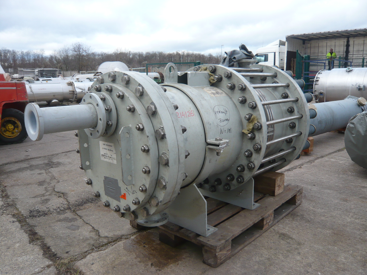 IPP# 214126, 22.5 m² (242.2 ft²)  Graphite Block Heat Exchanger For Sale