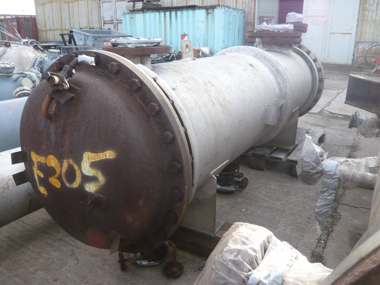 IPP# 214131, 40.7 m² (438.1 ft²)  Stainless Steel 316 Shell and Tube Heat Exchanger For Sale