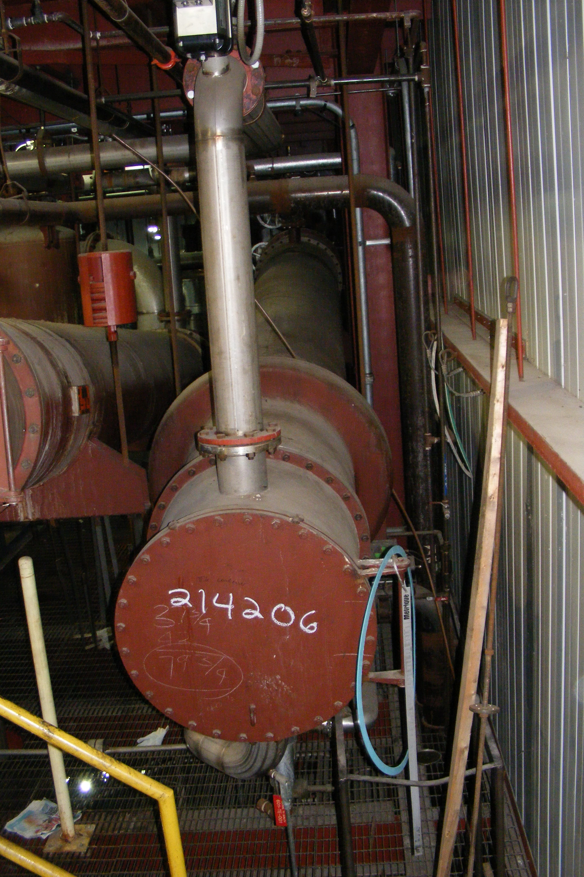 IPP# 214206, 195.5 m² (2,104 ft²)  Stainless Steel 316 Shell and Tube Heat Exchanger For Sale