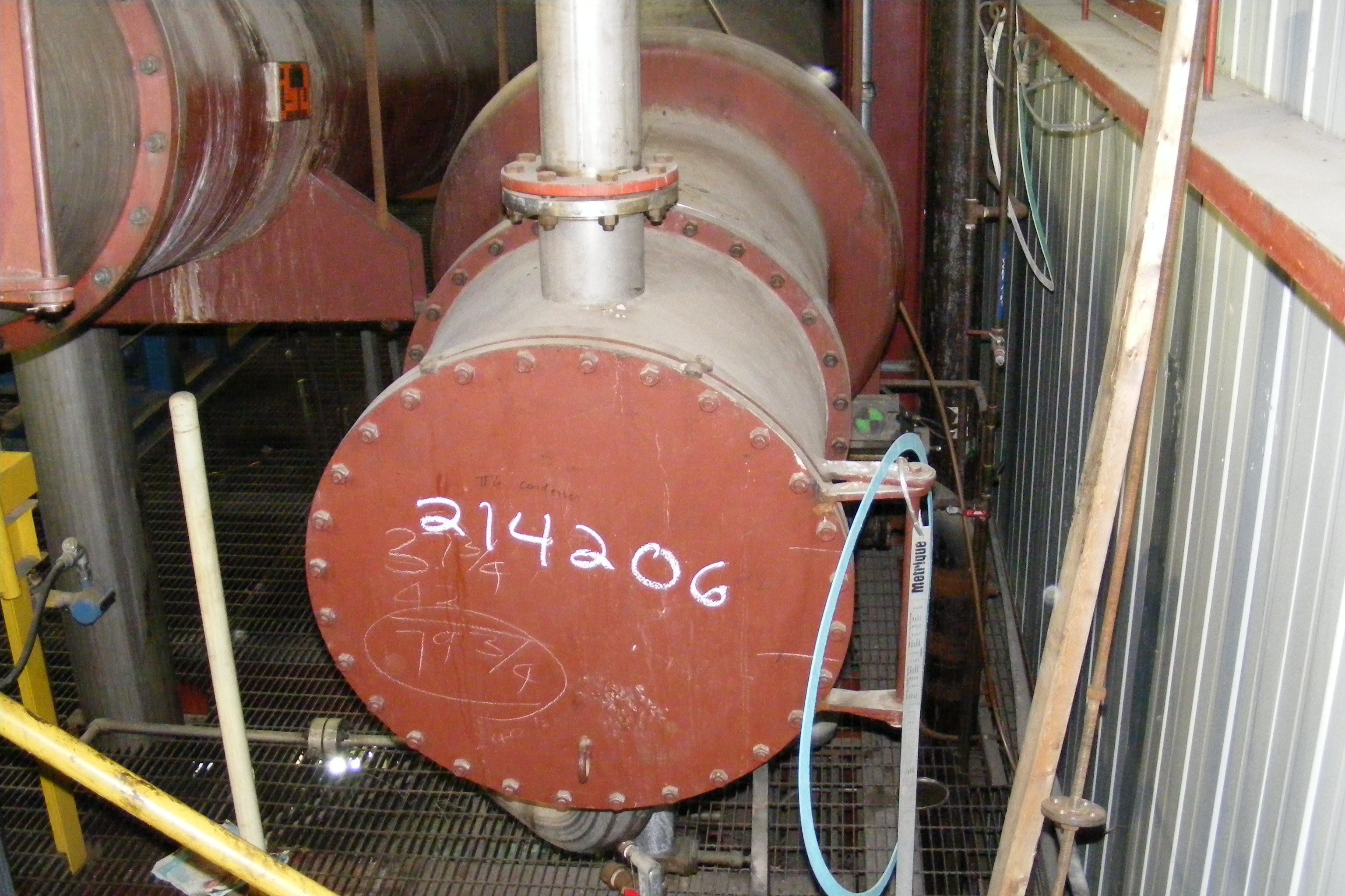 IPP# 214206, 195.5 m² (2,104 ft²)  Stainless Steel 316 Shell and Tube Heat Exchanger For Sale