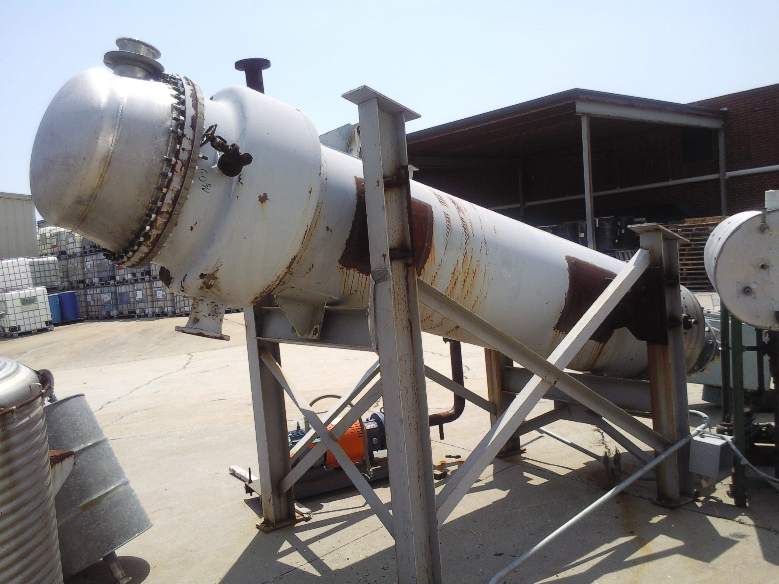 IPP# 214337, 160.7 m² (1,730 ft²)  Stainless Steel 304 Shell and Tube Heat Exchanger For Sale