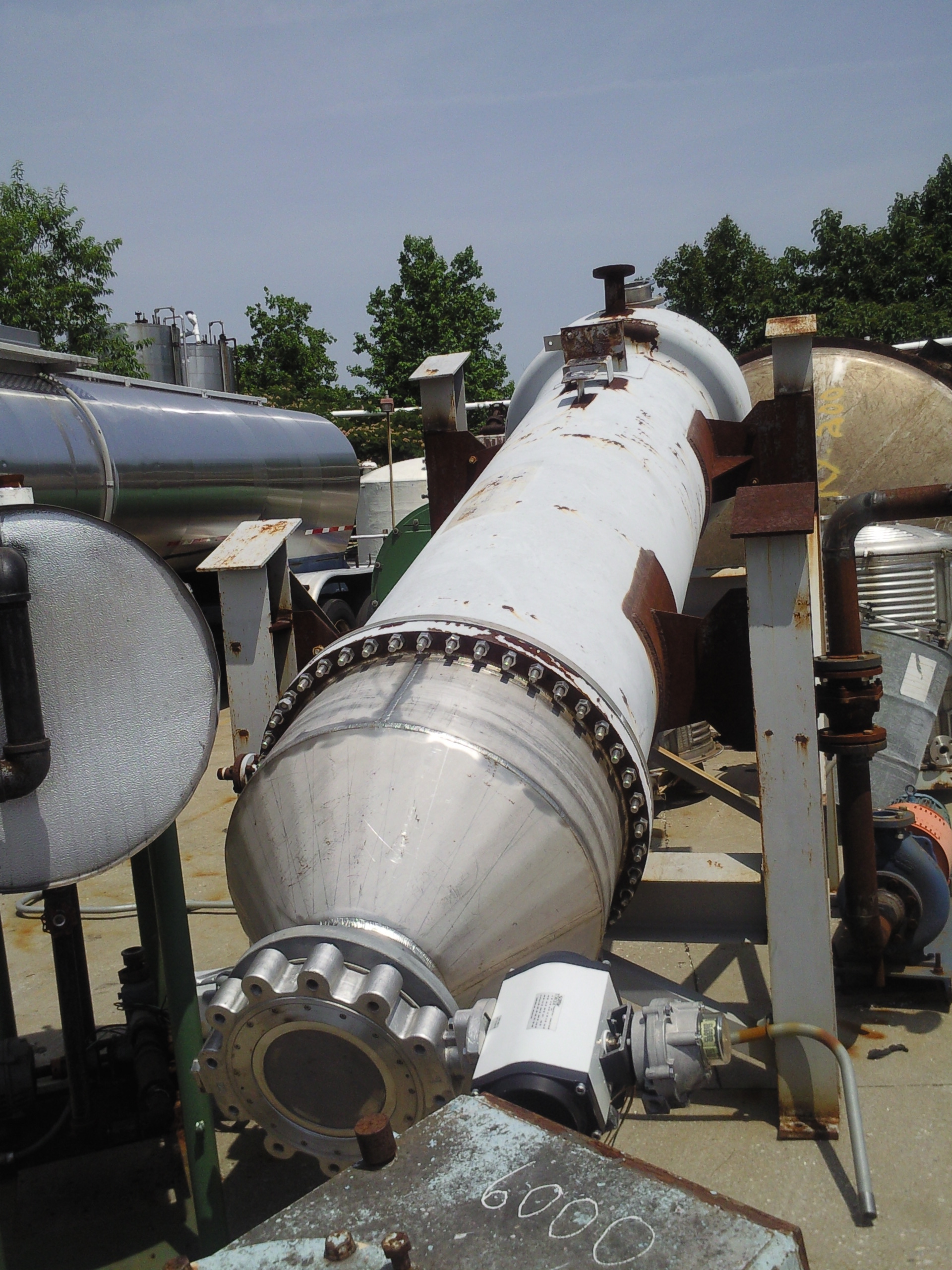 IPP# 214337, 160.7 m² (1,730 ft²)  Stainless Steel 304 Shell and Tube Heat Exchanger For Sale