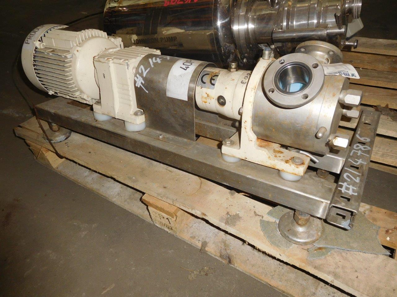 IPP# 214786, 1 m3/h (4.4 GPM)  Stainless Steel 316 Rotary Pump For Sale