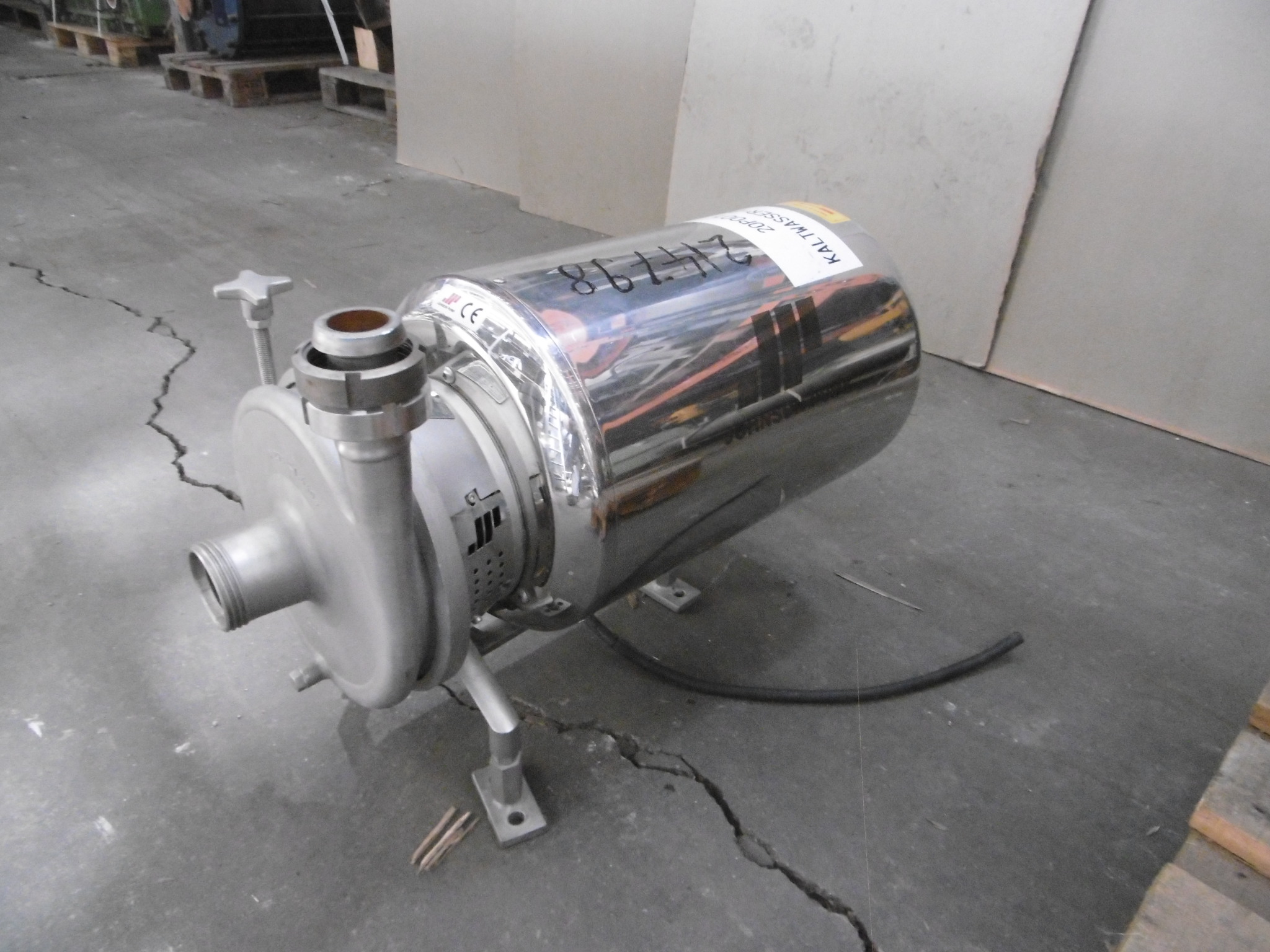 IPP# 214798, 6 m3/h (26.4 GPM)  Stainless Steel 316L Centrifugal Pump For Sale