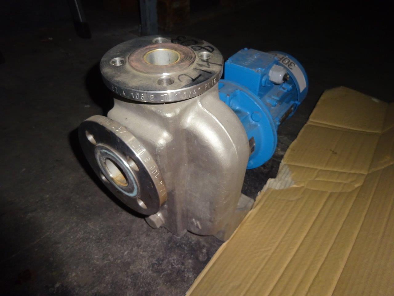 IPP# 214803, 5 m3/h (22 GPM)  Stainless Steel Austentic Centrifugal Pump For Sale