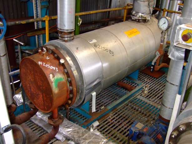 IPP# 215083, 13.5 m² (145.3 ft²)  Stainless Steel 316 Shell and Tube Heat Exchanger For Sale