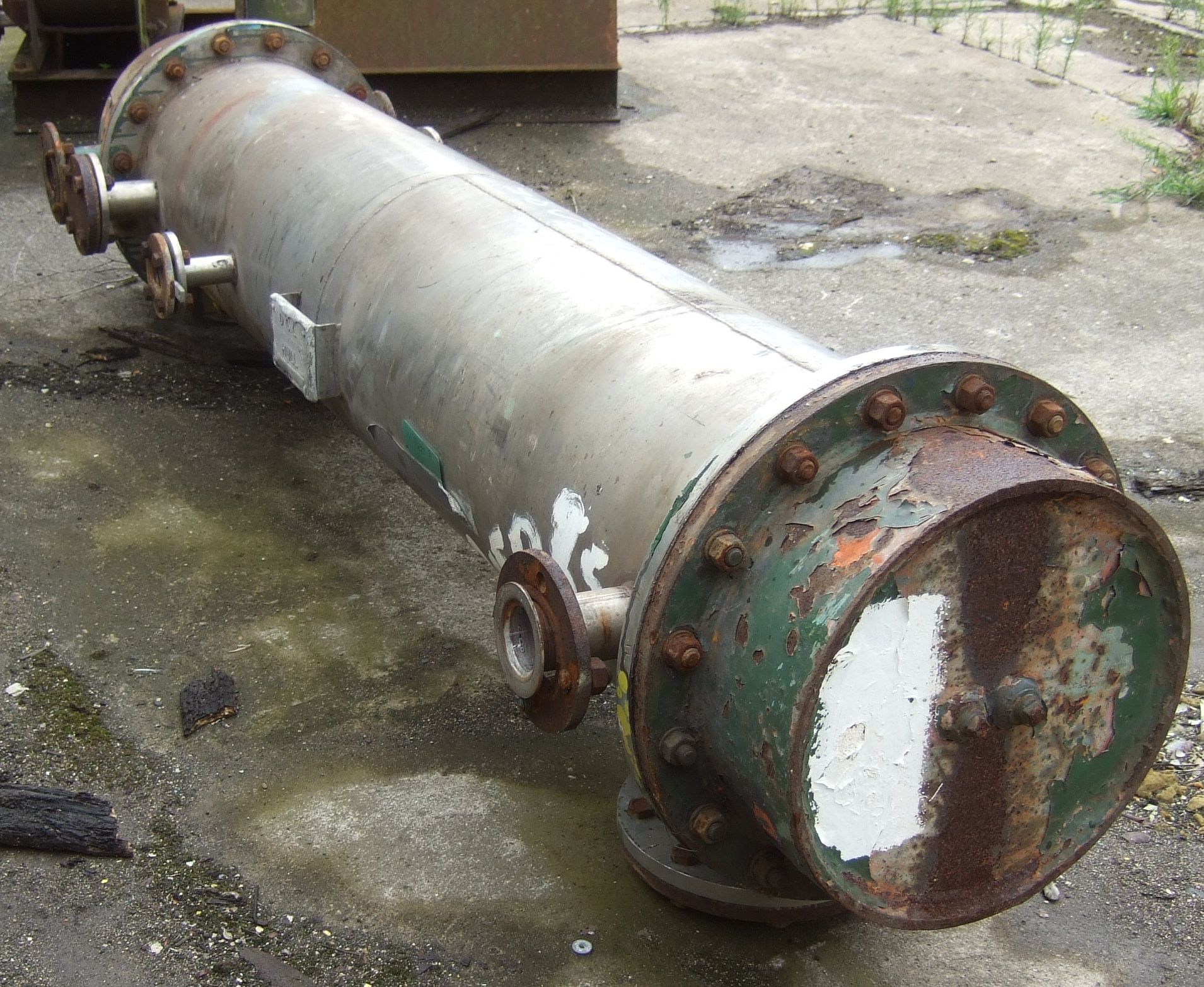 IPP# 215085, 12 m² (129.2 ft²)  Stainless Steel 316 Shell and Tube Heat Exchanger For Sale