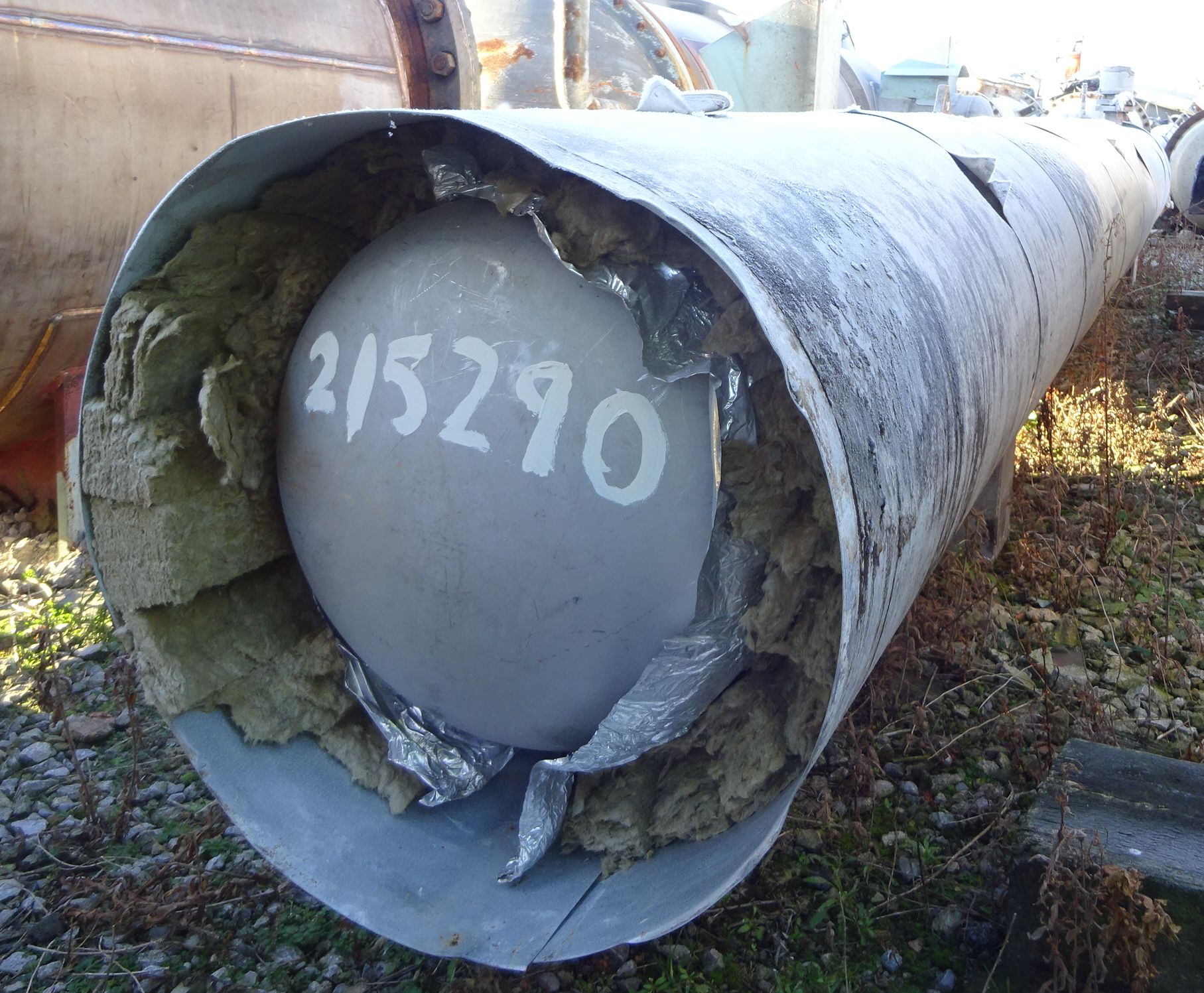 IPP# 215290, 74.3 m² (799.8 ft²)  Stainless Steel 316 Shell and Tube Heat Exchanger For Sale