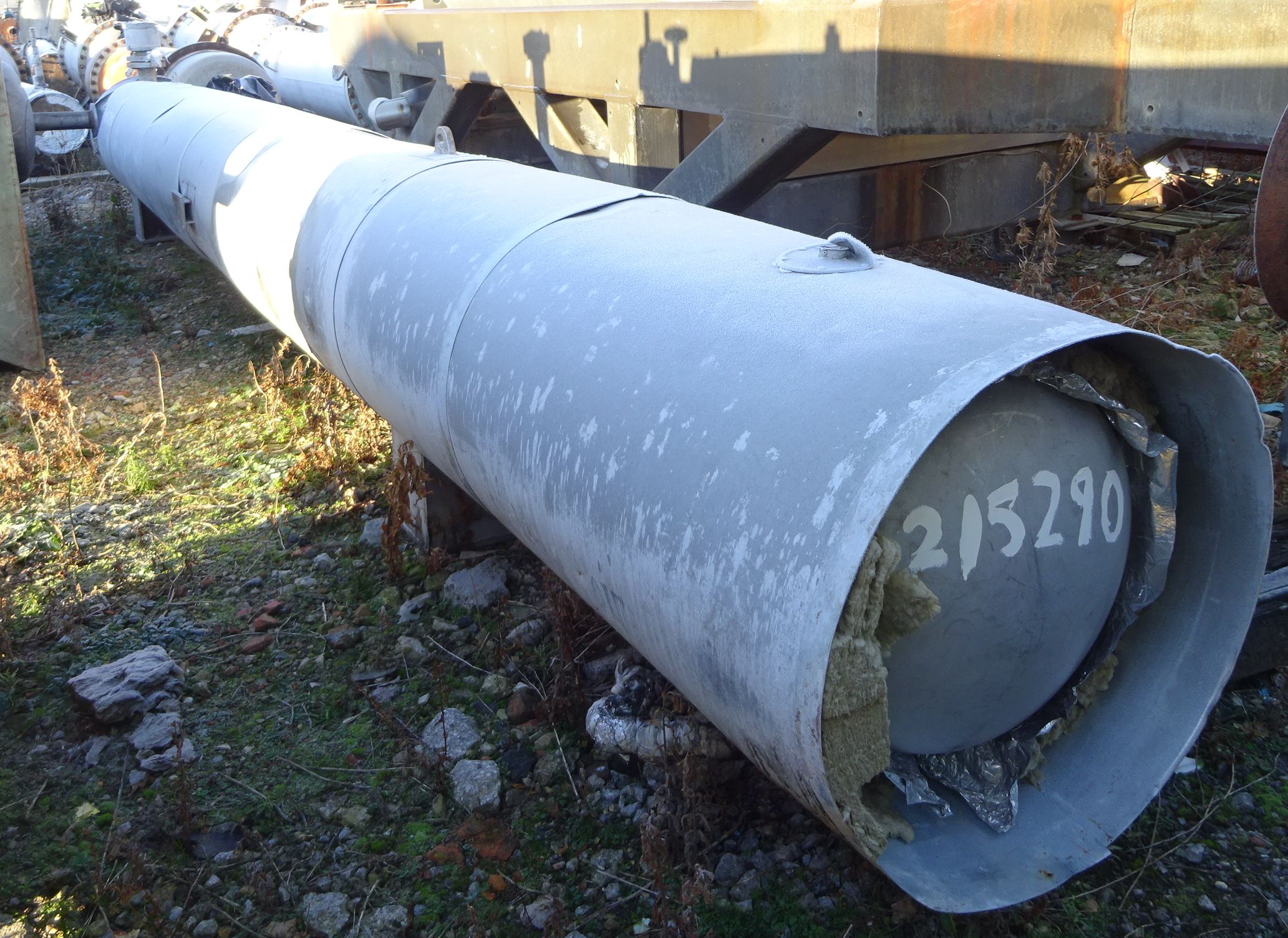 IPP# 215290, 74.3 m² (799.8 ft²)  Stainless Steel 316 Shell and Tube Heat Exchanger For Sale