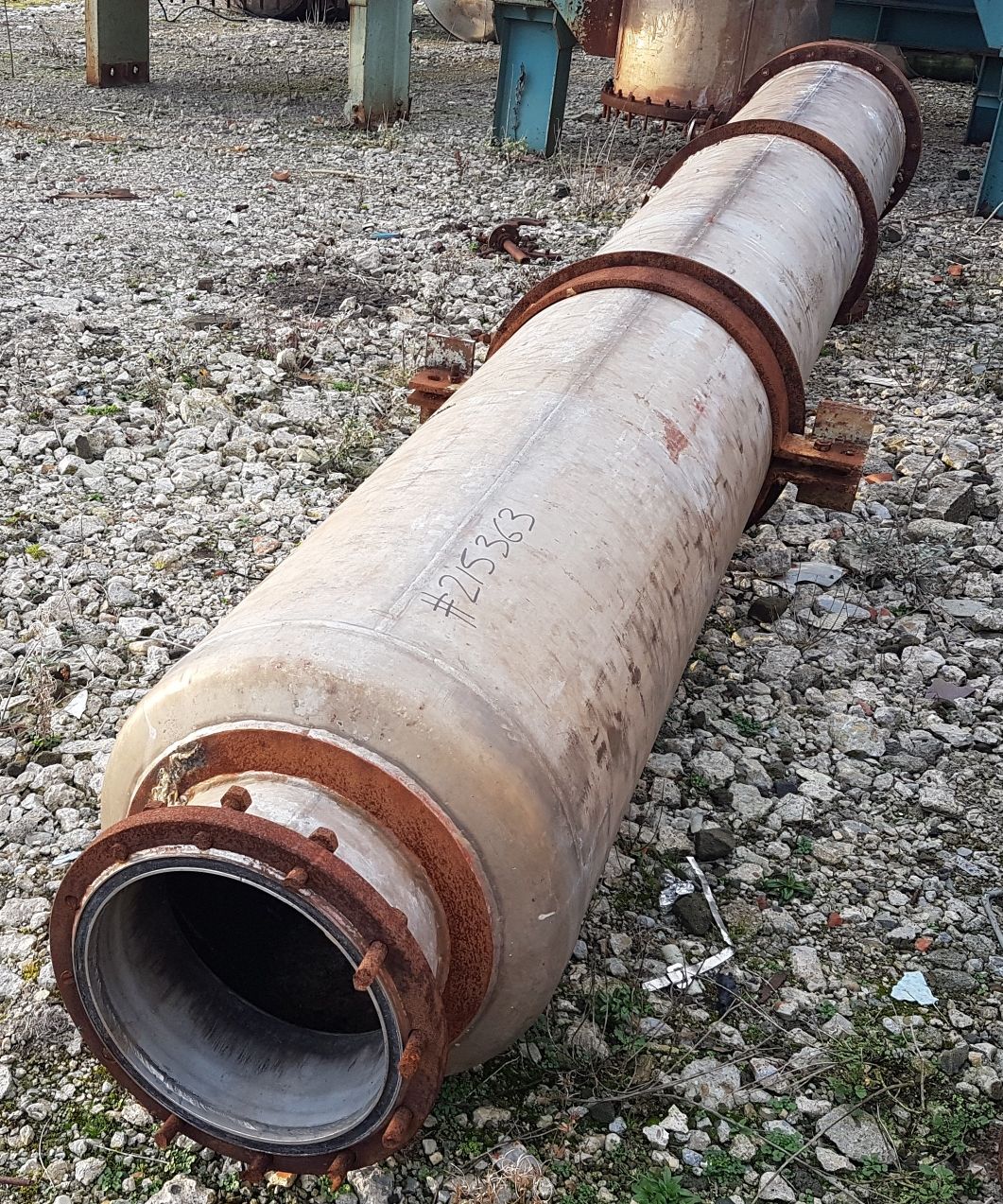 IPP# 215363, 8.4 m² (90.4 ft²)  Stainless Steel 316 Shell and Tube Heat Exchanger For Sale