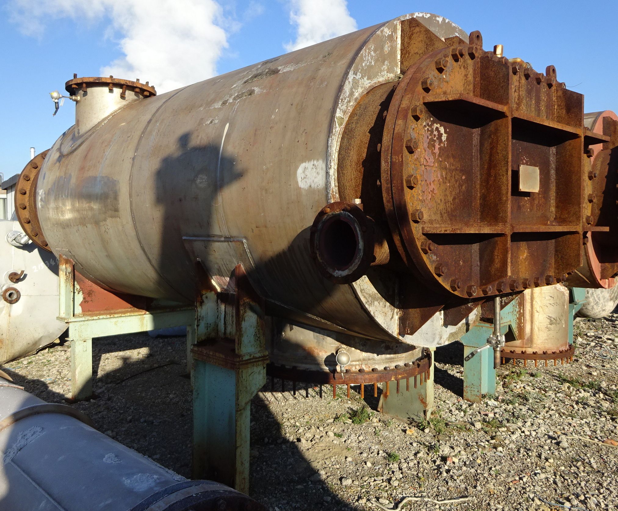 IPP# 215368, 165.7 m² (1,784 ft²)  Stainless Steel 316 Shell and Tube Heat Exchanger For Sale