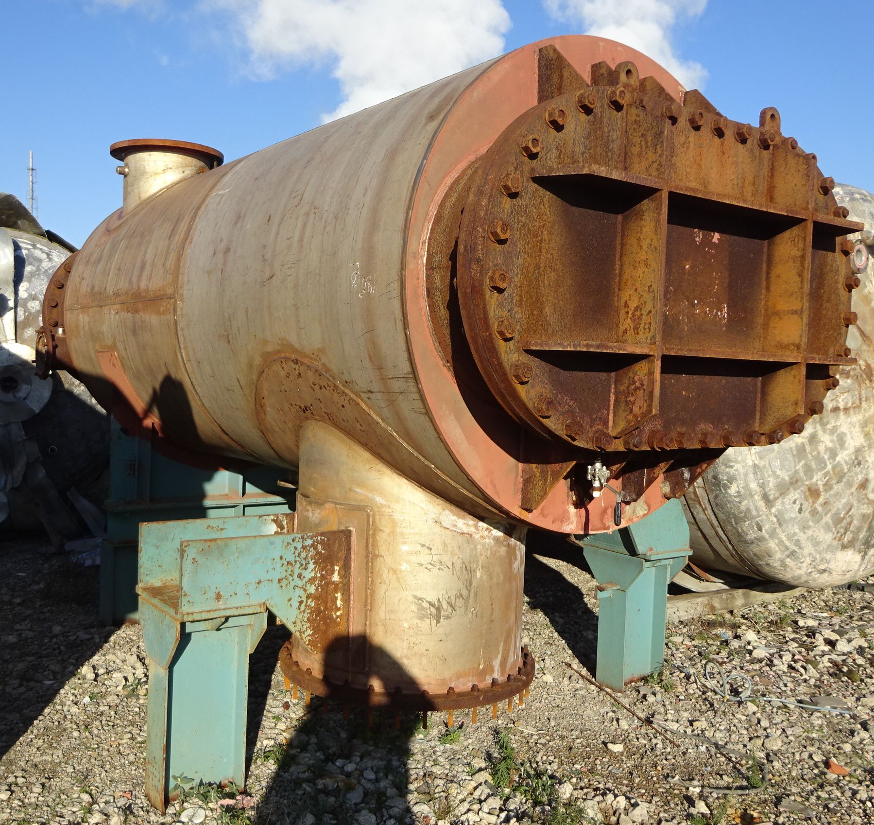 IPP# 215369, 165.7 m² (1,784 ft²)  Stainless Steel 316 Shell and Tube Heat Exchanger For Sale