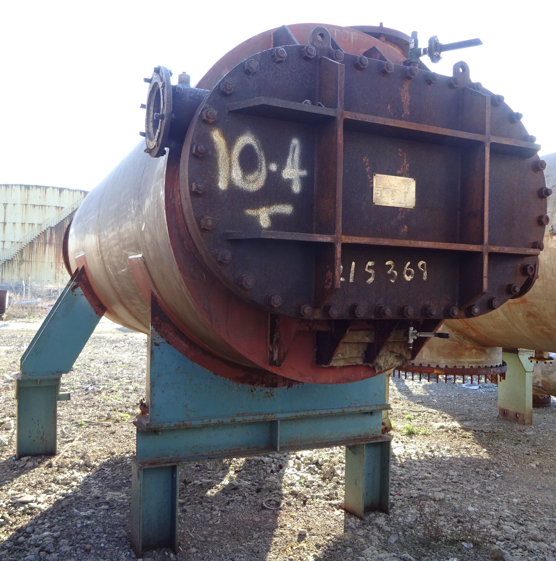 IPP# 215369, 165.7 m² (1,784 ft²)  Stainless Steel 316 Shell and Tube Heat Exchanger For Sale