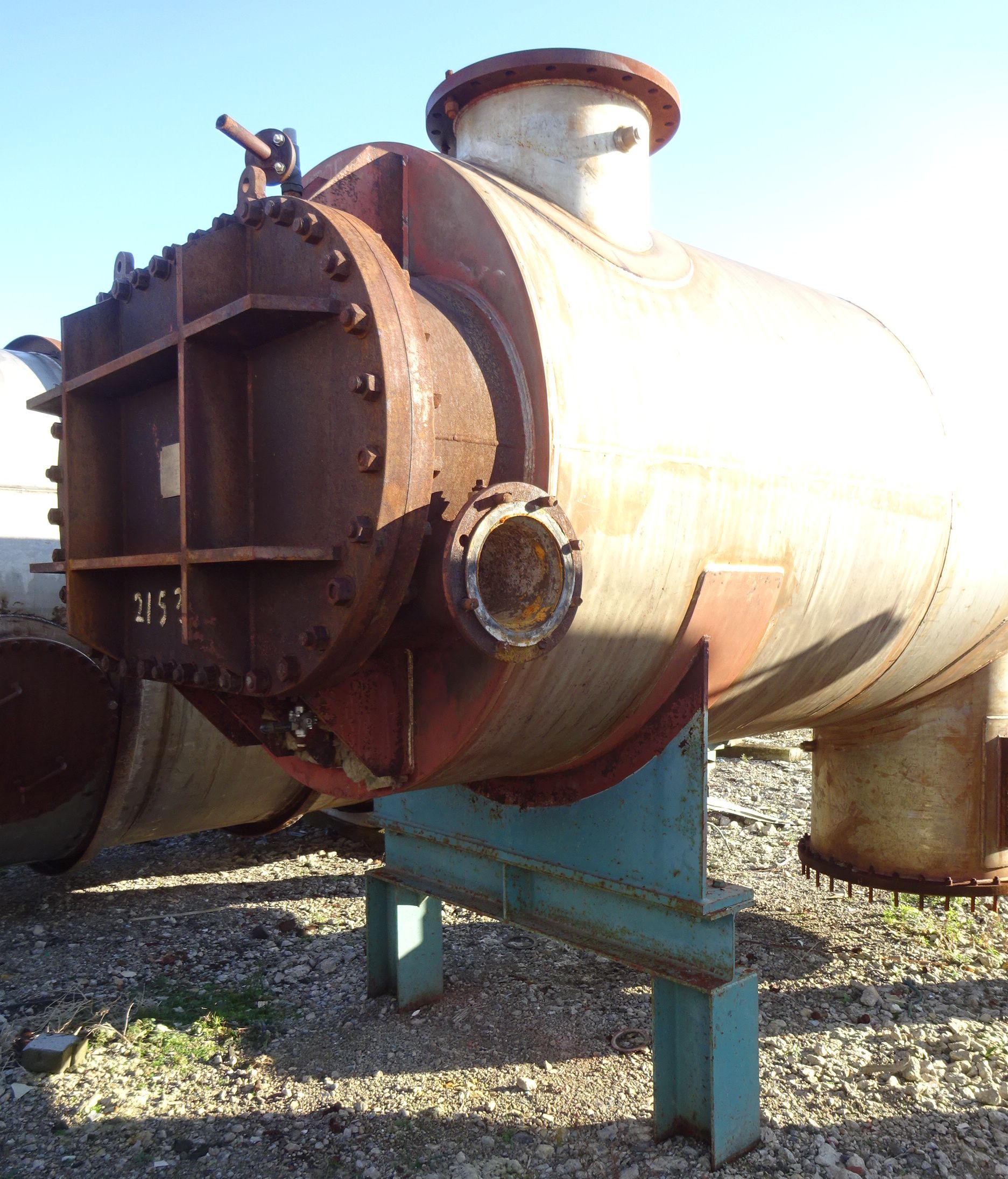 IPP# 215369, 165.7 m² (1,784 ft²)  Stainless Steel 316 Shell and Tube Heat Exchanger For Sale