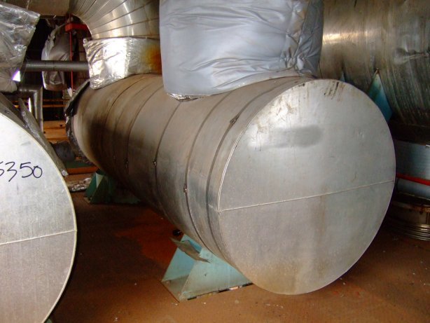 IPP# 215371, 54.4 m² (585.8 ft²)  Stainless Steel 316L Shell and Tube Heat Exchanger For Sale