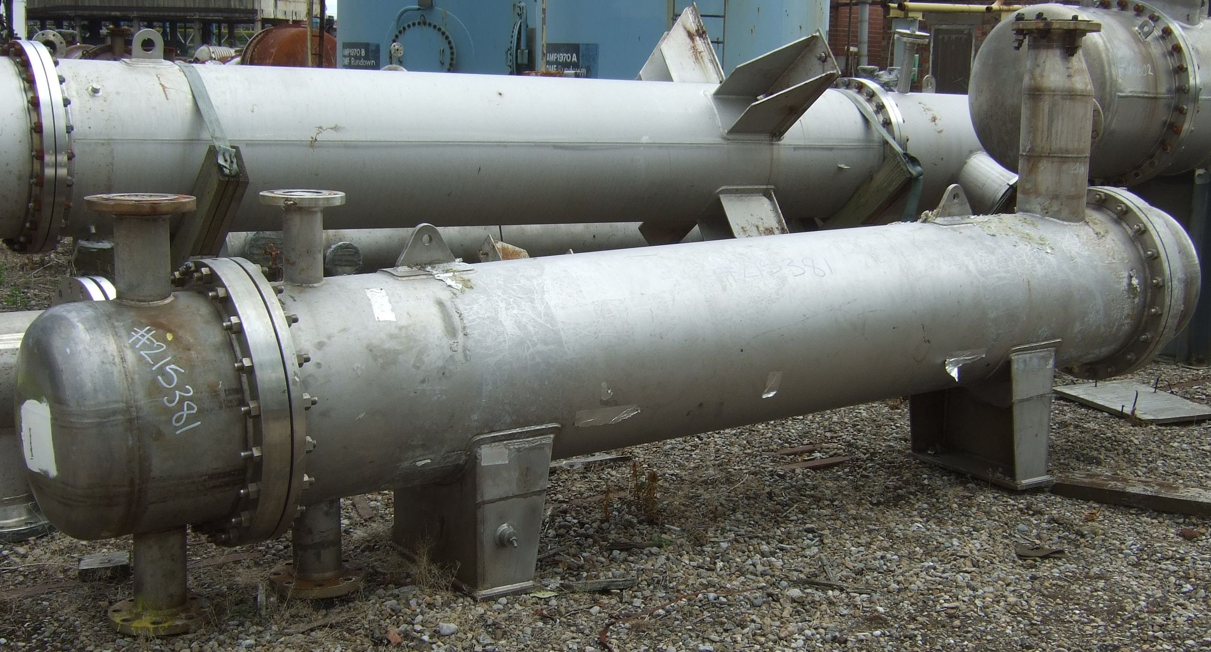 IPP# 215381, 38.7 m² (416.6 ft²)  Stainless Steel 304 Shell and Tube Heat Exchanger For Sale