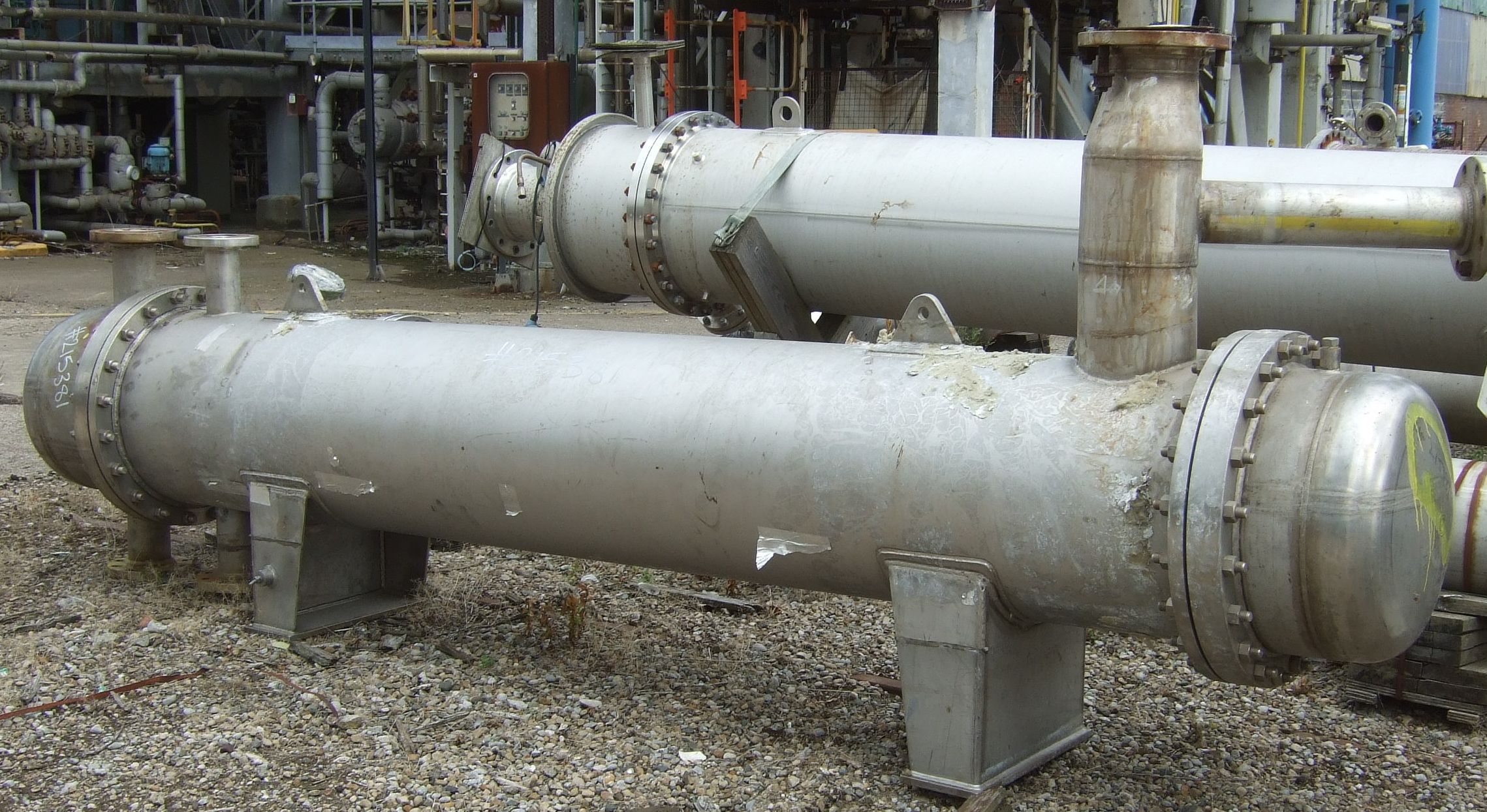 IPP# 215381, 38.7 m² (416.6 ft²)  Stainless Steel 304 Shell and Tube Heat Exchanger For Sale