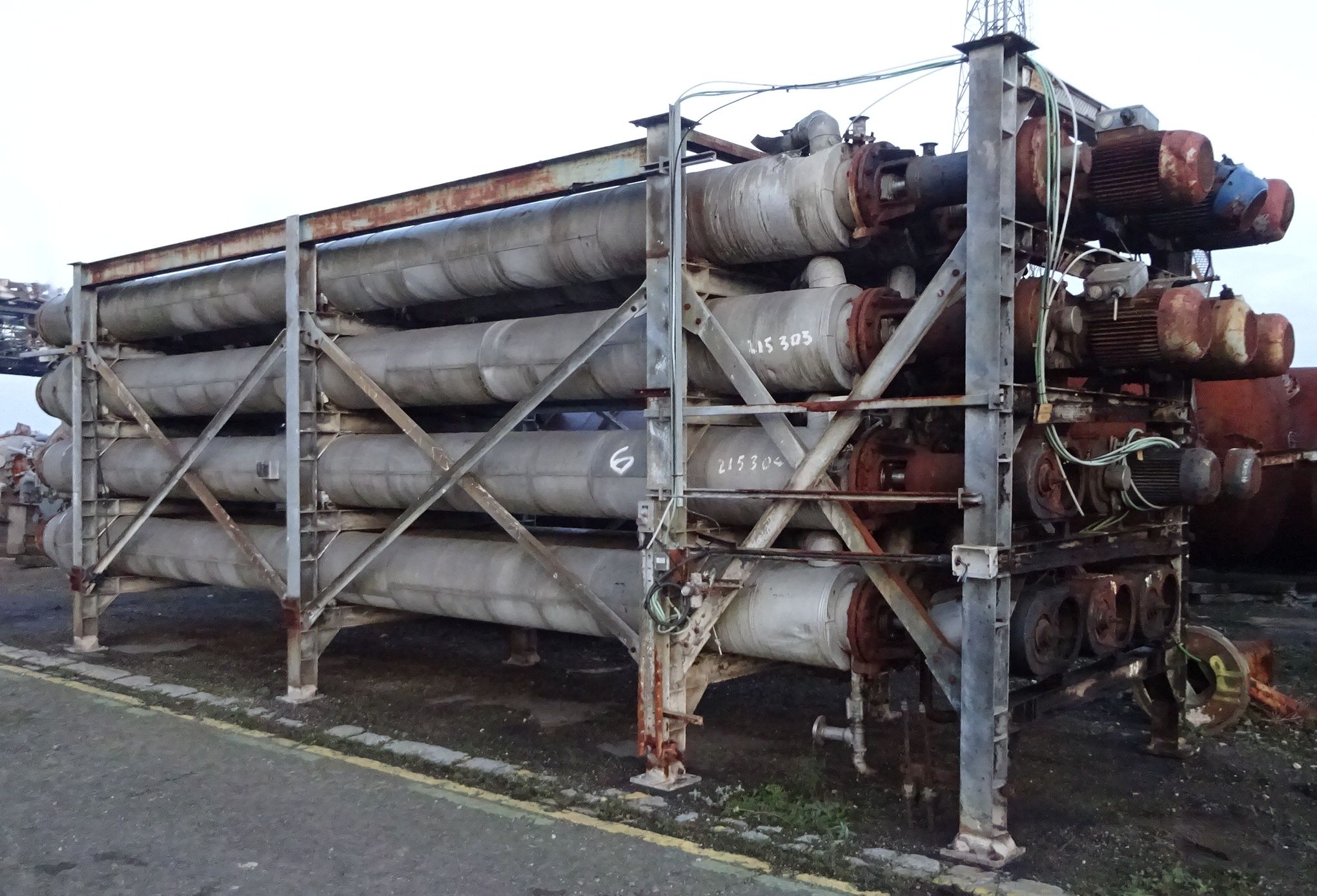 Stainless Steel Austenitic Clad Luwa SMS Wiped/Thin Film Evaporator - IPP# 215307