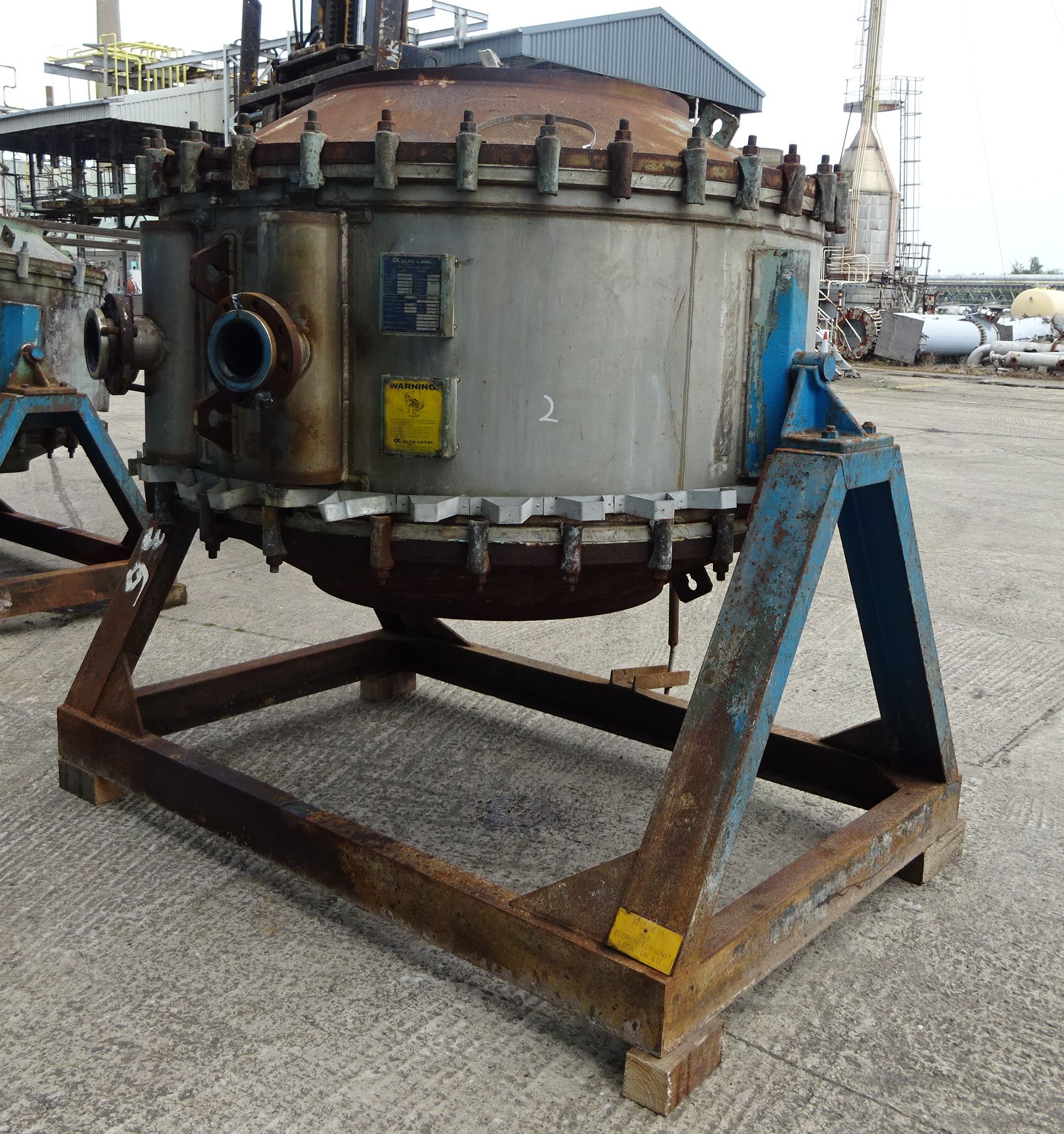 IPP# 215336, 143.5 m² (1,545 ft²)  Duplex Spiral Heat Exchanger For Sale