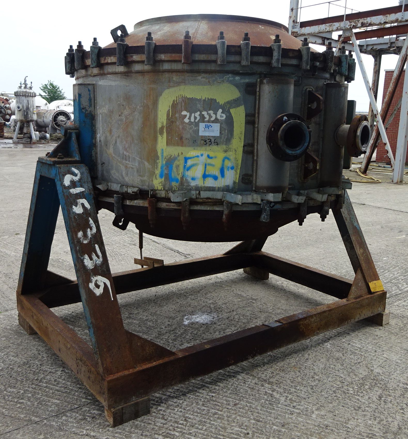 IPP# 215336, 143.5 m² (1,545 ft²)  Duplex Spiral Heat Exchanger For Sale