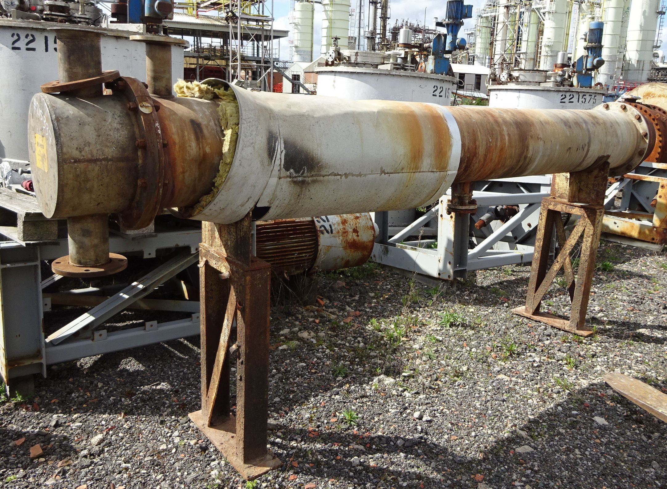 IPP# 215337, 22.7 m² (244.3 ft²)  Stainless Steel 316 Shell and Tube Heat Exchanger For Sale