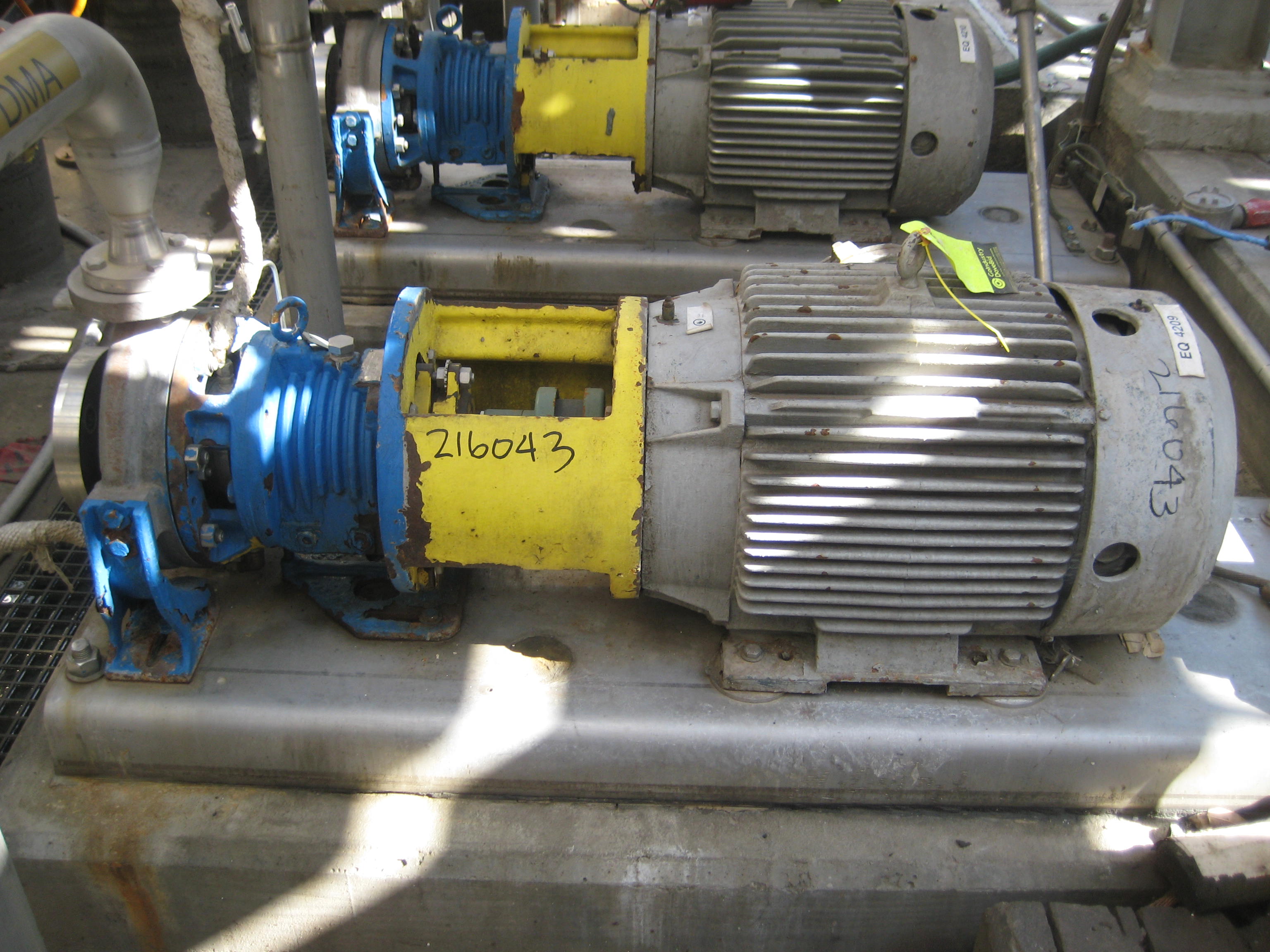 IPP# 216043, 34.1 m3/h (150 GPM)  Stainless Steel 316 Centrifugal Pump For Sale