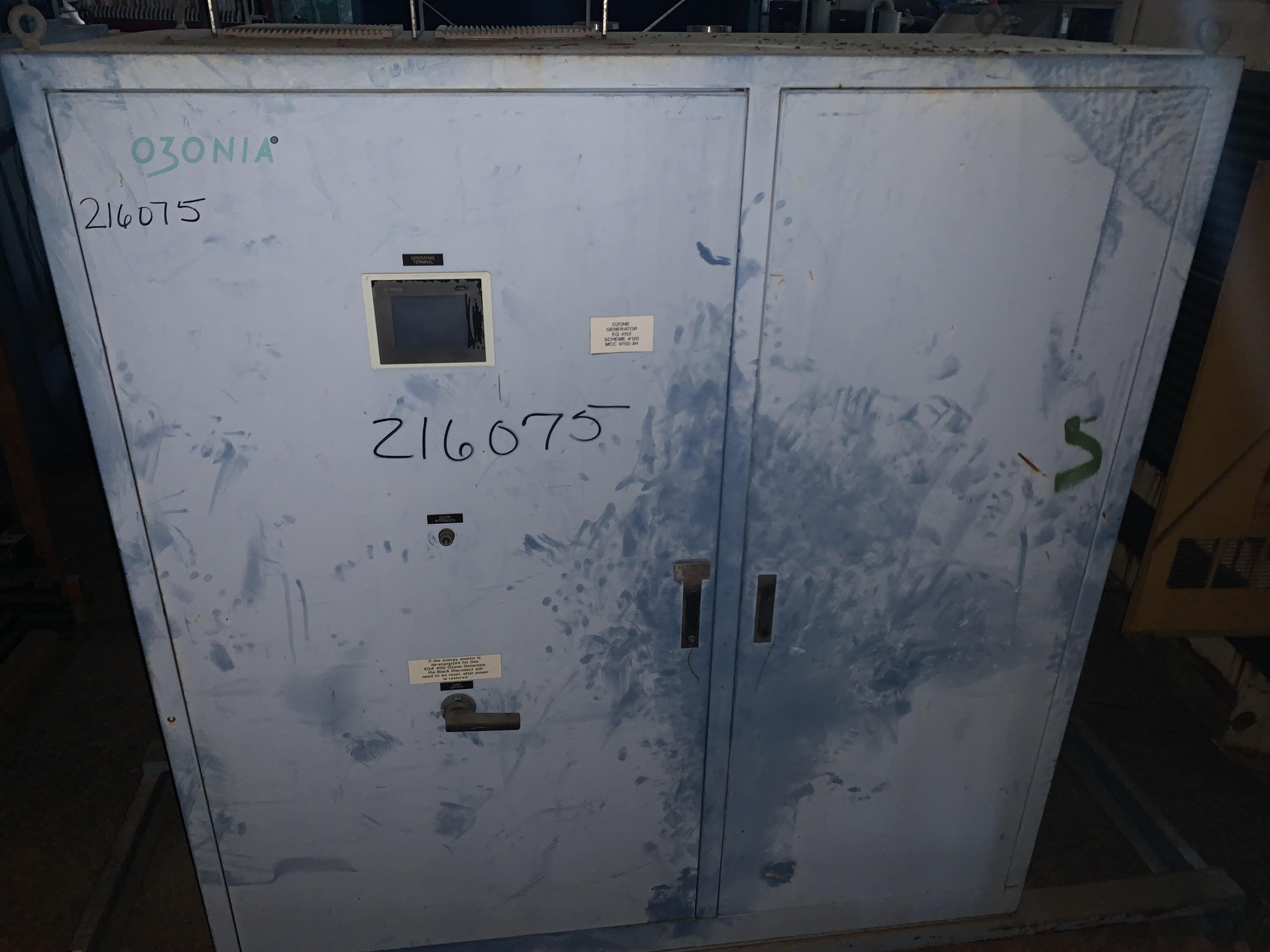 Gas Generator Ozonia CFL-10/3ID - IPP# 216075
